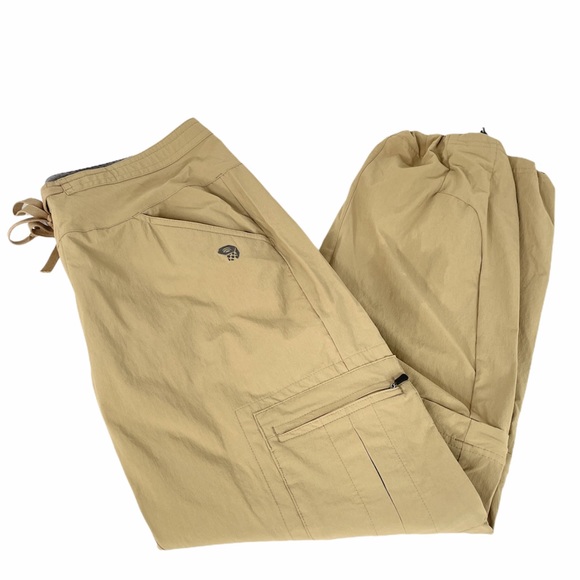 Mountain Hardware Yuma Convertible Pants, Tan, 10 - Picture 1 of 7